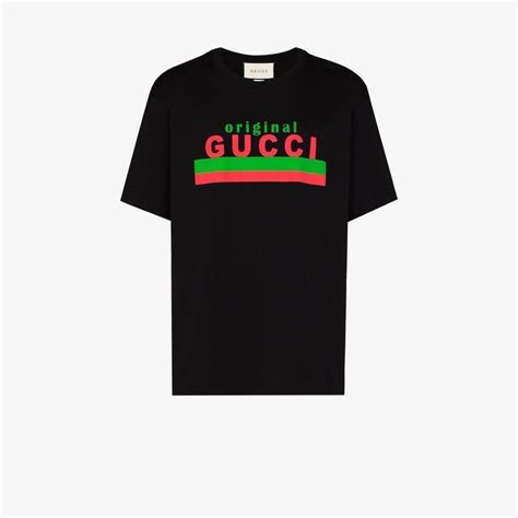 gucci pattern shirt|original gucci t shirt price.